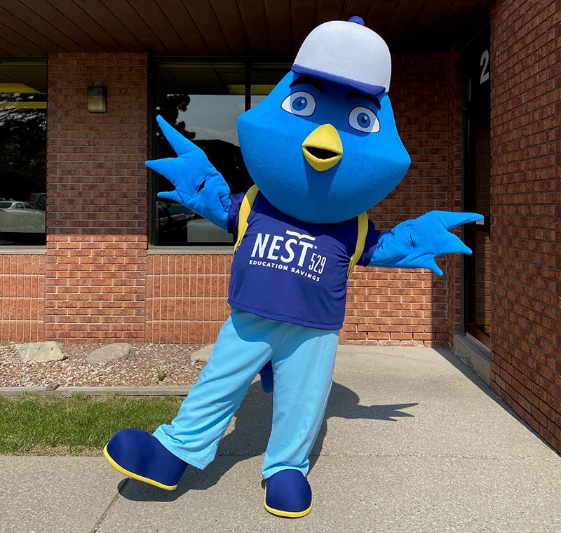 Nester in costume.